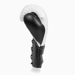 Guantes de boxeo Adidas Hybrid 500 Pro con Cordones Blanco-negro 