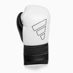 Guantes de boxeo Adidas Hybrid 500 Pro con Cordones Blanco-negro 