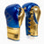 Guantes de boxeo Adidas Hybrid 500 Pro con Cordones Azul-oro 
