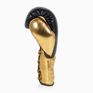 Guantes de boxeo Adidas Hybrid 500 Pro con Cordones Negro-oro 