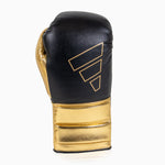 Guantes de boxeo Adidas Hybrid 500 Pro con Cordones Negro-oro 