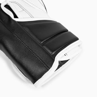 Guantes de boxeo Adidas Hybrid 500 Pro con Velcro Blanco-negro 