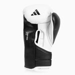 Guantes de boxeo Adidas Hybrid 500 Pro con Velcro Blanco-negro 