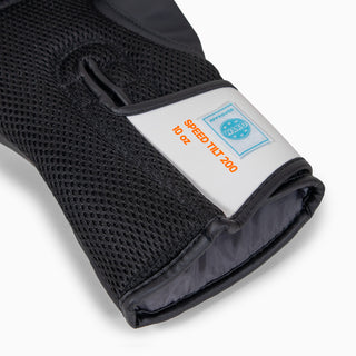 Guantes de boxeo Adidas Speed Tilt 200 WAKO 10 Oz Blanco-negro-rojo 