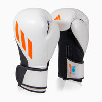 Guantes de boxeo Adidas Speed Tilt 200 WAKO 10 Oz Blanco-negro-rojo 
