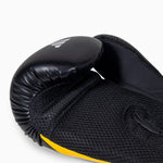 Guantes de boxeo Adidas Speed Tilt 200 WAKO 10 Oz Negro-amarillo-blanco 