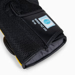 Guantes de boxeo Adidas Speed Tilt 200 WAKO 10 Oz Negro-amarillo-blanco 