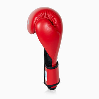 Guantes de boxeo Adidas Speed Tilt 200 WAKO 10 Oz Rojo-negro-plata 