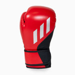 Guantes de boxeo Adidas Speed Tilt 200 WAKO 10 Oz Rojo-negro-plata 