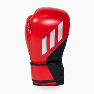 Guantes de boxeo Adidas Speed Tilt 200 WAKO 10 Oz Rojo-negro-plata 