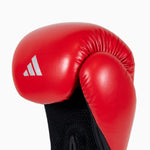 Guantes de boxeo Adidas Speed Tilt 200 WAKO 10 Oz Rojo-negro-plata 