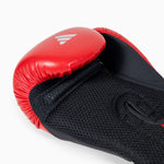 Guantes de boxeo Adidas Speed Tilt 200 WAKO 10 Oz Rojo-negro-plata 