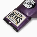 Guantes de boxeo Cleto Reyes Professional CB2 Viola con Cordones-Combat Arena