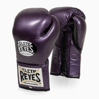 Guantes de boxeo Cleto Reyes Professional CB2 Viola con Cordones-Combat Arena