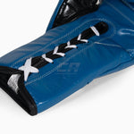 Guantes de boxeo Cleto Reyes Profesional CB2 Azul-negro con cordones