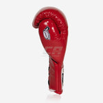 Guantes de boxeo Cleto Reyes Safetec CB4 Rojo-negro con cordones