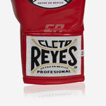 Guantes de boxeo Cleto Reyes Safetec CB4 Rojo-negro con cordones
