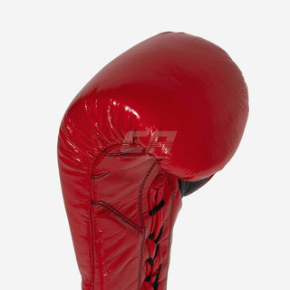 Guantes de boxeo Cleto Reyes Safetec CB4 Rojo-negro con cordones