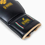 Guantes de boxeo Di Nardo Encubierto con Cordones Negro-oro 