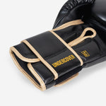 Guantes de boxeo Di Nardo Encubierto con Velcro Negro-oro 