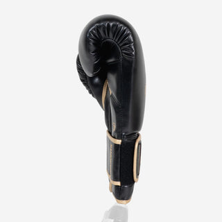 Guantes de boxeo Di Nardo Encubierto con Velcro Negro-oro 