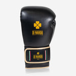 Guantes de boxeo Di Nardo Encubierto con Velcro Negro-oro 