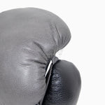 Guantes de boxeo Di Nardo con cordones 16 Oz Gris-negro 
