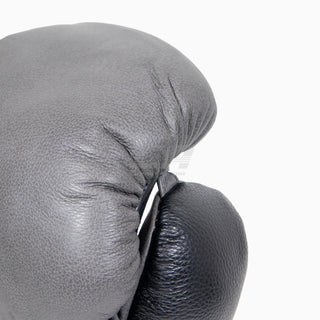 Guantes de boxeo Di Nardo con cordones 16 Oz Gris-negro 