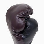 Guantes de boxeo Di Nardo con cordones Borgoña-Negro 14 oz 