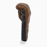 Guantes de boxeo Di Nardo con cordones Marrón Negro 10 Oz 