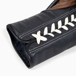 Guantes de boxeo Di Nardo con cordones Marrón Negro 10 Oz 