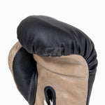Guantes de boxeo Di Nardo con cordones Negro-Beige 12 oz 