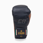 Guantes de boxeo Di Nardo con cordones Negro-Marrón 16 oz 