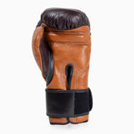Guantes de boxeo Di Nardo con Velcro 14 Oz Borgoña-coñac 