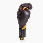 Guantes de boxeo Di Nardo con Velcro 16 Oz Borgoña-amarillo 