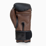 Guantes de boxeo Di Nardo con Velcro 16 Oz Negro-cacao 