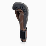 Guantes de boxeo Di Nardo con Velcro 16 Oz Negro-cacao 
