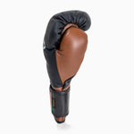 Guantes de boxeo Di Nardo con Velcro 16 Oz Negro-marrón 