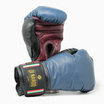 Guantes de boxeo Di Nardo con velcro Azul-Rojo-Negro 12 oz