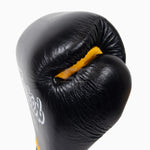 Guantes de boxeo Fairtex Estilo Mexicano BGV9 Negro-Amarillo