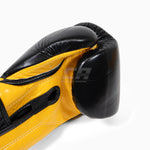 Guantes de boxeo Fairtex Estilo Mexicano BGV9 Negro-Amarillo