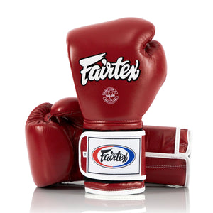 Guantes de boxeo Fairtex Mexican Estilo BGV9 Rojo-blanco 
