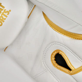 Guantes de boxeo Leone DNA Premium GN002 Blanco 