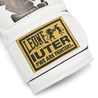 Guantes de boxeo Leone Iuter GN01IU Blanco 