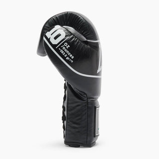 Guantes de boxeo Leone Shock Pro con cordones GN057L Negro 