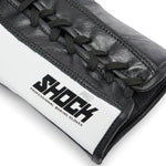 Guantes de boxeo Leone Shock Pro con cordones GN057L Negro 