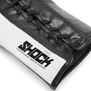 Guantes de boxeo Leone Shock Pro con cordones GN057L Negro 