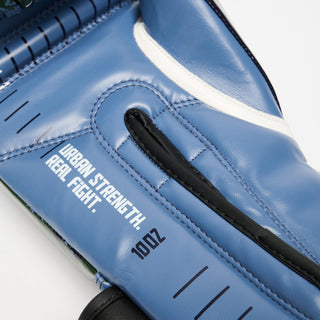 Guantes de boxeo Leone Urban Fighter GN335 Camuflaje azul-verde 