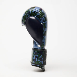 Guantes de boxeo Leone Urban Fighter GN335 Camuflaje azul-verde 