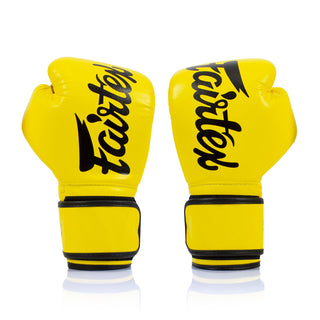 Guantes Muay Thai Fairtex BGV14 Amarillo 